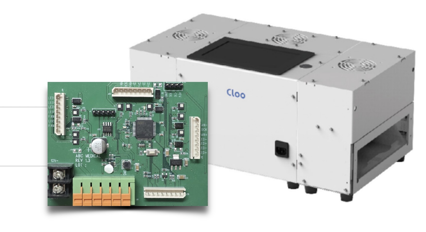 LED module for ClO2 GAS generator